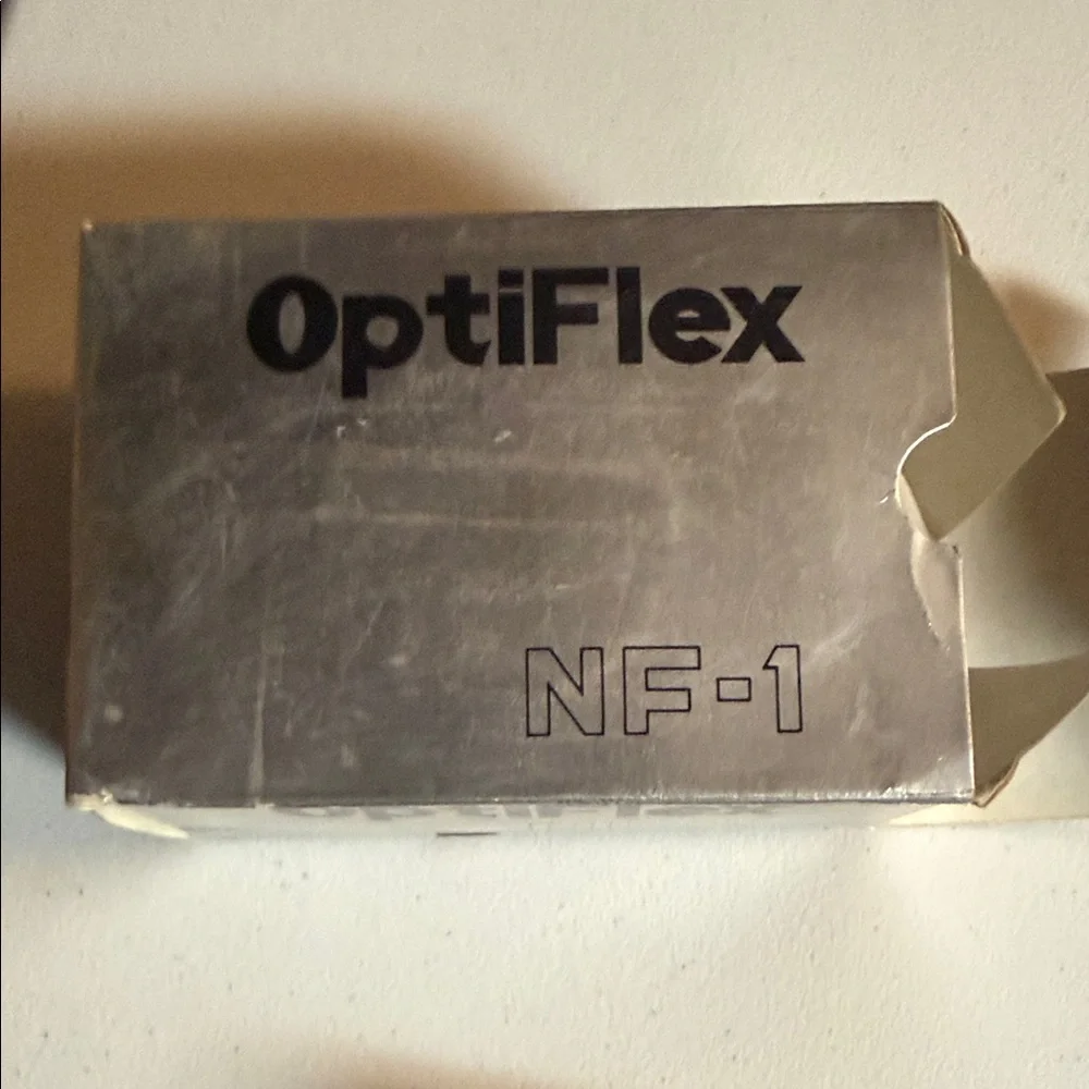 OptiFlex NF-1 35mm Film Camera with 50mm Lens Silver Black and Case